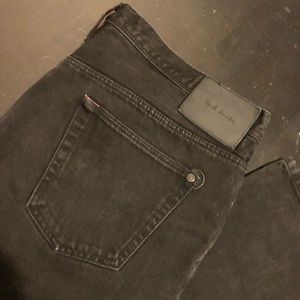 Paul Smith Black Drainpipe Men Jeans